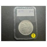 1879 Morgan Silver Dollar Marked BU When Purchased 1879 Morgan Silver Dollar Marked BU When Purchased