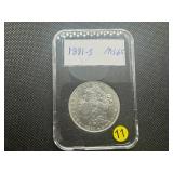 1881-S Morgan Silver Dollar Marked MS65 When Purchased 1881-S Morgan Silver Dollar Marked MS65 When Purchased