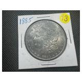 1885 Morgan Silver Dollar  Higher Grade, Toned 1885 Morgan Silver Dollar  Higher Grade, Toned