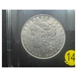 1886 Morgan Silver Dollar Marked BU When Purchased 1886 Morgan Silver Dollar Marked BU When Purchased
