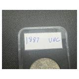 1887 Morgan Silver Dollar Marked UNC When Purchased 1887 Morgan Silver Dollar Marked UNC When Purchased