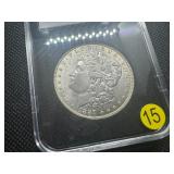 1887 Morgan Silver Dollar Marked UNC When Purchased 1887 Morgan Silver Dollar Marked UNC When Purchased