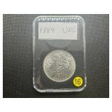 1889 Morgan Silver Dollar Marked UNC When Purchased 1889 Morgan Silver Dollar Marked UNC When Purchased