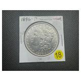 1896-P Morgan Silver Dollar Marked MS64 When Purchased 1896-P Morgan Silver Dollar Marked MS64 When Purchased