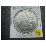 1896-P Morgan Silver Dollar Marked MS64 When Purchased 1896-P Morgan Silver Dollar Marked MS64 When Purchased
