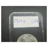 1904-O Morgan Silver Dollar Marked UNC When Purchased 1904-O Morgan Silver Dollar Marked UNC When Purchased