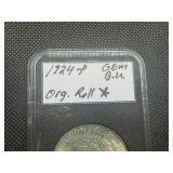 1924 Peace Dollar Marked Gem BU From Original Roll When Purchased 1924 Peace Dollar Marked Gem BU From Original Roll When Purchased