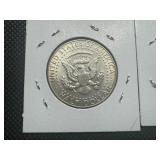 Two 90% Silver Kennedy Half Dollars: 1964 and 1964-D - Both Marked AU50 when Purchased - Nice Mint Luster!! Two 90% Silver Kennedy Half Dollars: 1964 and 1964-D - Both Marked AU50 when Purchased - Nice Mint Luster!!