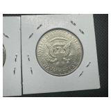 Two 90% Silver Kennedy Half Dollars: 1964 and 1964-D - Both Marked AU55 when Purchased - Nice Mint Luster!! Two 90% Silver Kennedy Half Dollars: 1964 and 1964-D - Both Marked AU55 when Purchased - Nice Mint Luster!!