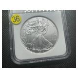 2010 1 Oz. Silver American Eagle Early Releases NGC MS70  - Perfect Graded Coin! 2010 1 Oz. Silver American Eagle Early Releases NGC MS70  - Perfect Graded Coin!