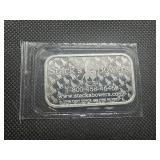 2023 BU Stacks & Bowers 1 Oz. Silver Bar 2023 BU Stacks & Bowers 1 Oz. Silver Bar