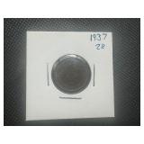 1937 3rd Reich Germany 2 Reichspfennig 1937 3rd Reich Germany 2 Reichspfennig