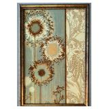 Framed Artwork Print with Dandelions by Marily Windward