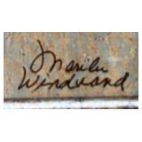 Framed Artwork Print with Dandelions by Marily Windward