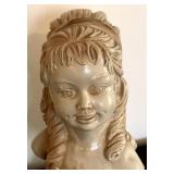 Vintage 1962 Universal Statuary Corp, Chicago 22 Boy and Girl Busts