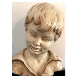 Vintage 1962 Universal Statuary Corp, Chicago 22 Boy and Girl Busts
