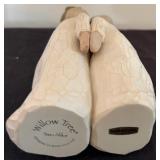 Three Willow Tree Figurines / "Two Alike", "Angel of Spring" and "Beautiful Wishes"