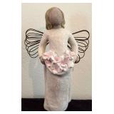 Three Willow Tree Figurines / "Two Alike", "Angel of Spring" and "Beautiful Wishes"