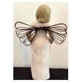 Three Willow Tree Figurines / "Two Alike", "Angel of Spring" and "Beautiful Wishes"