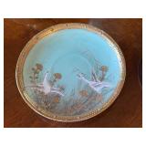 Antique Hand Painted Japanese Porcelain Chocolate Pot Set with 4 Cups and Saucers NYT