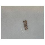 Hand Painted Antique Victorian Porcelain Silent Butler with Floral and Classical Motifs