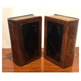 Vintage Book Motif Bookends