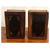 Vintage Book Motif Bookends