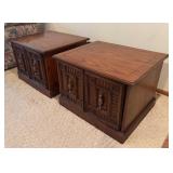 Pair of Vintage Side Tables / Nightstands