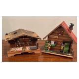 Vintage Cuendet Swiss Chalet Cottage and Coin Savings Bank