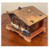 Vintage Cuendet Swiss Chalet Cottage and Coin Savings Bank
