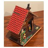 Vintage Cuendet Swiss Chalet Cottage and Coin Savings Bank