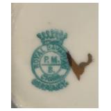 Four Vintage Teacups with Saucers by Vienna, Fan Crest, Royal Bavaria and More