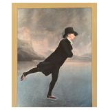 "The Skating Reverend Skating on Duddingston Loch" Print by Henry Raeburn