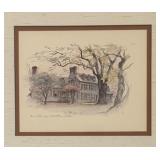 Colonial Williamsburg Garrett House Print by Mads Stage