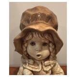 Vintage Ceramic Boy and Girl Decor