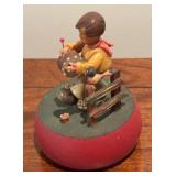 Vintage Reuse Drummer Boy Figurine