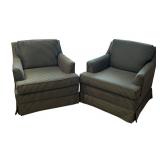 Pair of UpholsteredVintage Arm Chairs