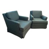 Pair of UpholsteredVintage Arm Chairs