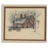 Colonial Williamsburg Merchants Square Print by Mads Stage