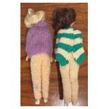 Two Vintage Barbie Dolls