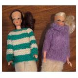 Two Vintage Barbie Dolls