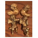 Vintage Gilded Angel Figurine Wall Hangings