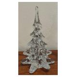 Trio of Stunning Crystal Christmas Trees