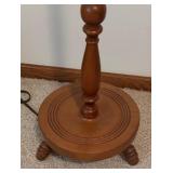 Wonderful Vintage Wooden Floor Lamp