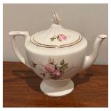 Lovely Pink Floral Vintage Teapot