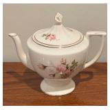 Lovely Pink Floral Vintage Teapot