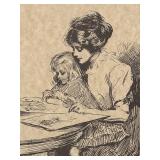 Gibson Girl Print by Dana Gibson