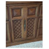 Vintage Dixie Spanish Style Mirrored Dresser