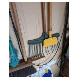 Assorted Long Handled Shovels and Yard Tools