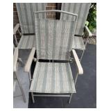 Light Green Folding Patio Chair Set